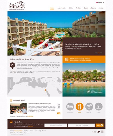 Mirage Resort & Spa Website